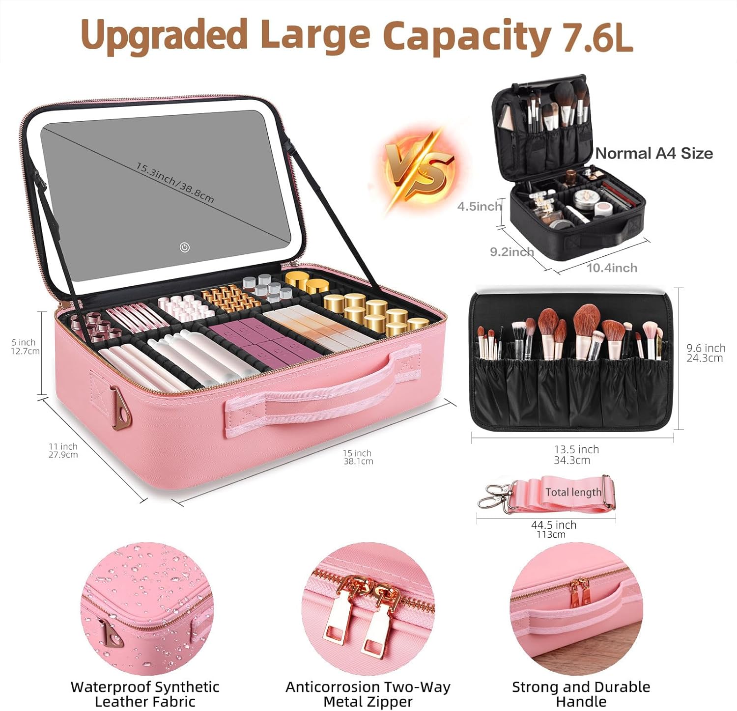 Bolsa de Maquiagem de Grande C - Travel Accessories Organizer Bag avaliação e preço
